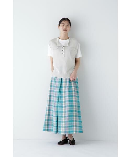 human woman / ヒューマンウーマン スカート | ◆オリジナルチェックボリュームスカート | 詳細4
