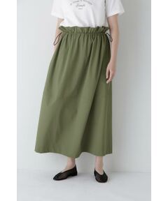 human woman / ヒューマンウーマン スカート | ◆ナイロンストレッチギャザースカート