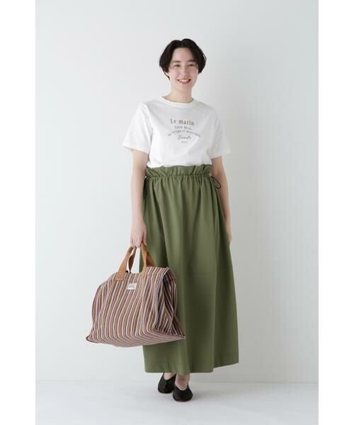 human woman / ヒューマンウーマン スカート | ◆ナイロンストレッチギャザースカート | 詳細8