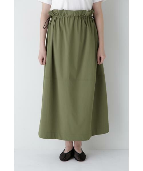 human woman / ヒューマンウーマン スカート | ◆ナイロンストレッチギャザースカート | 詳細10