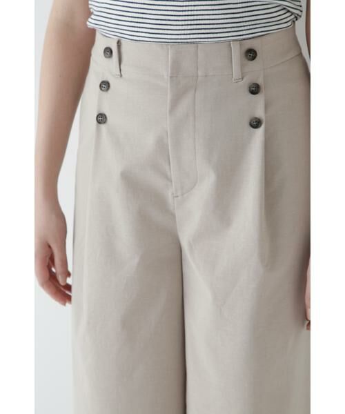 human woman / ヒューマンウーマン パンツ | ◆コットンポリレーヨンリネンマリンパンツ | 詳細11