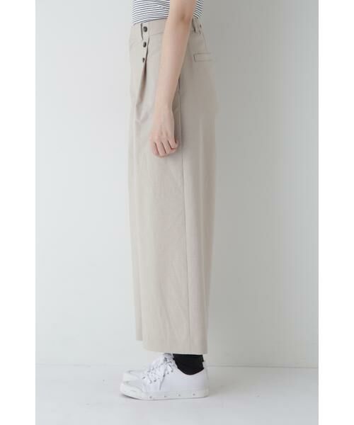 human woman / ヒューマンウーマン パンツ | ◆コットンポリレーヨンリネンマリンパンツ | 詳細9