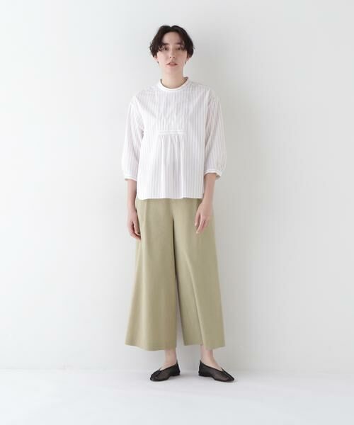 human woman / ヒューマンウーマン パンツ | ◆コットンポリレーヨンリネンマリンパンツ | 詳細29