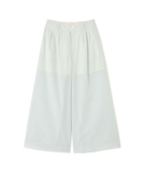 human woman / ヒューマンウーマン パンツ | ◆エアリーコットンタックワイドパンツ | 詳細1