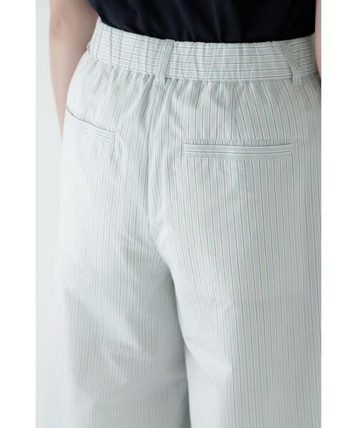 human woman / ヒューマンウーマン パンツ | ◆エアリーコットンタックワイドパンツ | 詳細10