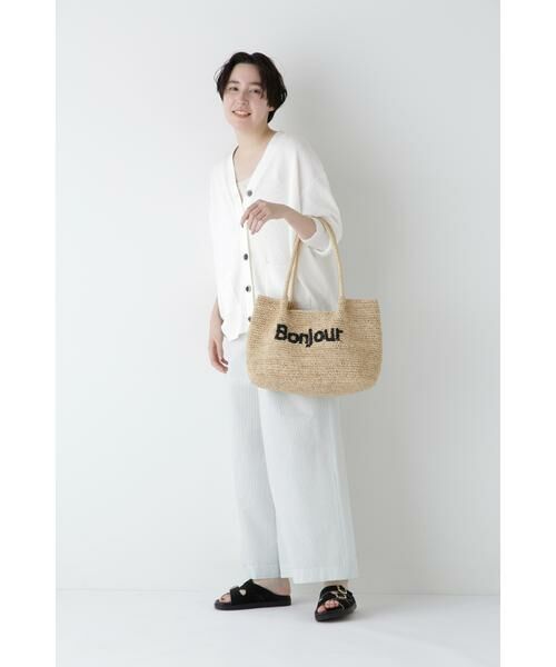 human woman / ヒューマンウーマン パンツ | ◆エアリーコットンタックワイドパンツ | 詳細4