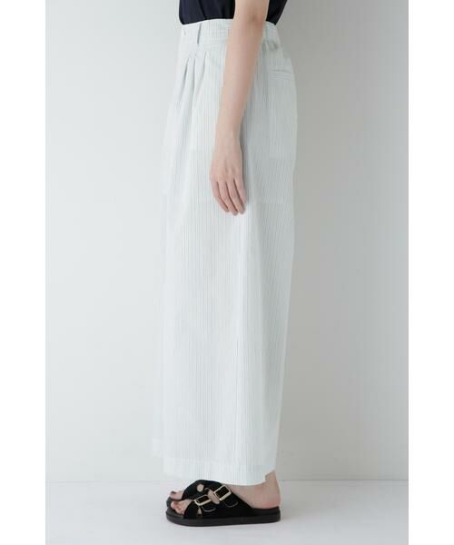 human woman / ヒューマンウーマン パンツ | ◆エアリーコットンタックワイドパンツ | 詳細6