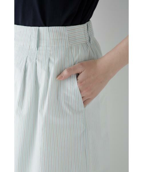 human woman / ヒューマンウーマン パンツ | ◆エアリーコットンタックワイドパンツ | 詳細9