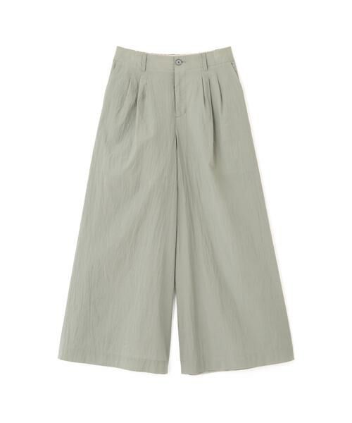 human woman / ヒューマンウーマン パンツ | ◆エアリーコットンタックワイドパンツ | 詳細12