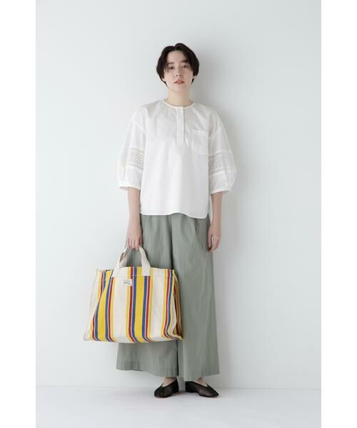 human woman / ヒューマンウーマン パンツ | ◆エアリーコットンタックワイドパンツ | 詳細16