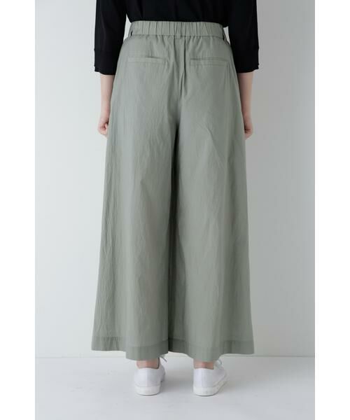 human woman / ヒューマンウーマン パンツ | ◆エアリーコットンタックワイドパンツ | 詳細20