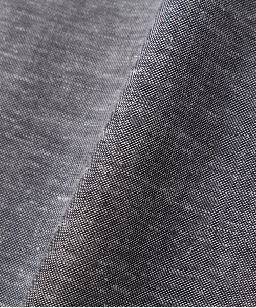 human woman / ヒューマンウーマン パンツ | ◆綿麻シャンブレーセミワイドパンツ | 詳細8