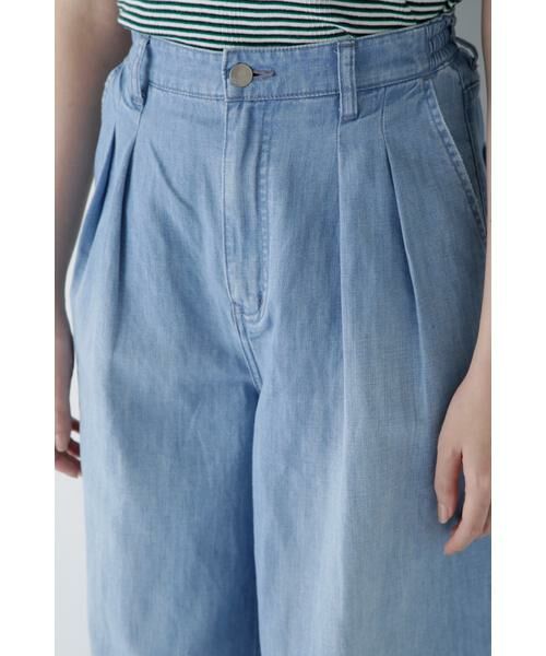 JEMUT正規品★23SS★Western Two Tuck ワイド デニムパンツ The DUFFER of ST.GEORGE（ザダファーオブセントジョージ）の