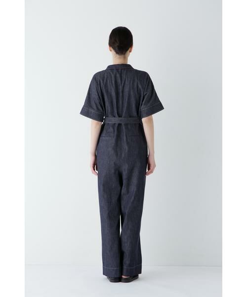 ★ZUCCa★ライトオンスデニム オールインワン ネイビー Mサイズ ZUCCa（ズッカ）の「ライトオンスデニム/ジャケット（デニム