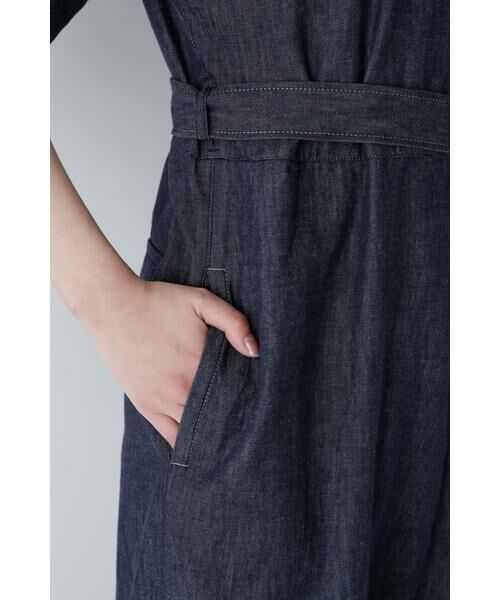 human woman / ヒューマンウーマン ワンピース | ◆ライトオンスデニムオールインワン | 詳細9