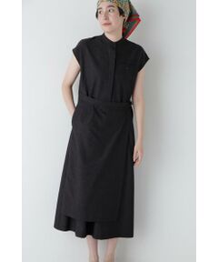 human woman / ヒューマンウーマン ワンピース | ◆コットンポリレーヨンリネンワンピース