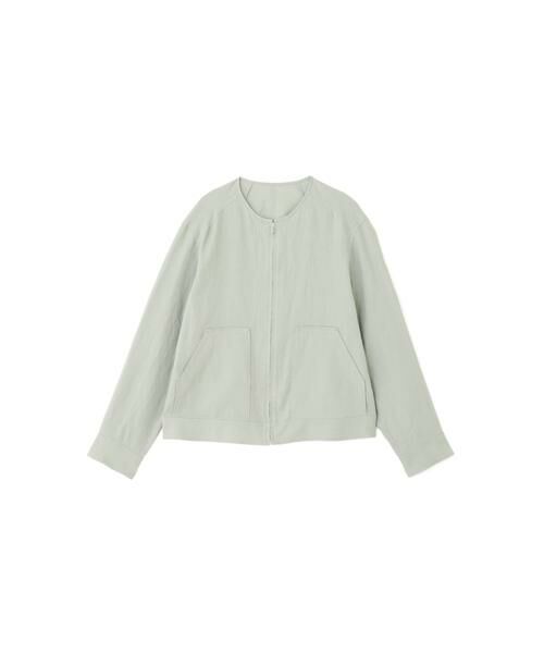セオリーリュクス BOLIN リネンジップアップブルゾン エコクランチ　長袖　L 楽天市場】Tシャツ カットソー レディース プルオーバー クルー
