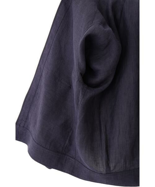 human woman / ヒューマンウーマン ブルゾン | ◆ハードマンリネンノーカラージップブルゾン | 詳細22