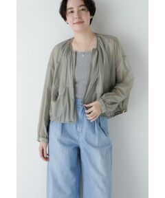 human woman / ヒューマンウーマン ブルゾン | ◆撥水ライトタフタブルゾン