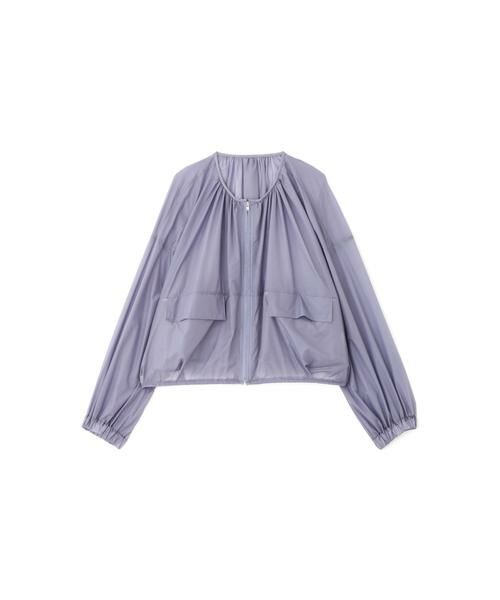 human woman / ヒューマンウーマン ブルゾン | ◆撥水ライトタフタブルゾン | 詳細1