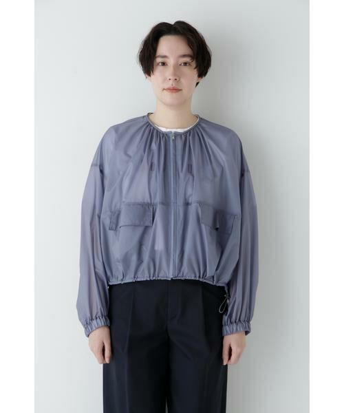 human woman / ヒューマンウーマン ブルゾン | ◆撥水ライトタフタブルゾン | 詳細6