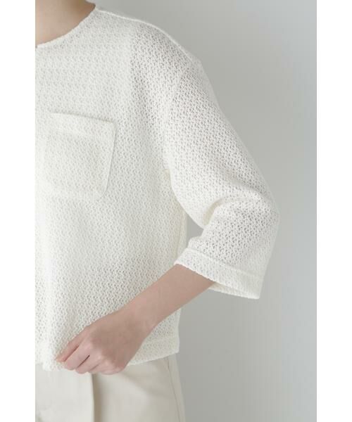 human woman / ヒューマンウーマン カットソー | ◆ラッセルノーカラージップブルゾン | 詳細10