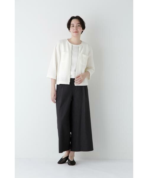 human woman / ヒューマンウーマン カットソー | ◆ラッセルノーカラージップブルゾン | 詳細5