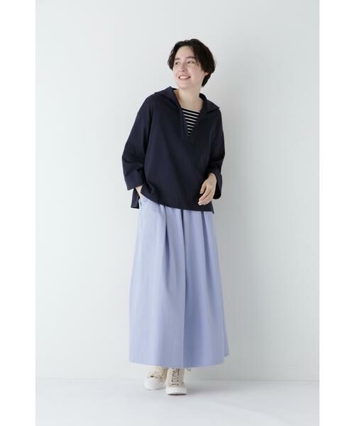 human woman / ヒューマンウーマン カットソー | 【接触冷感】コットンポリエステルプレーティング天竺カットソー | 詳細2