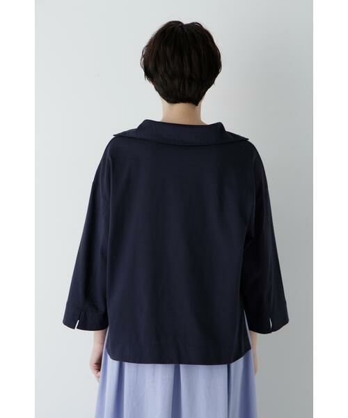 human woman / ヒューマンウーマン カットソー | 【接触冷感】コットンポリエステルプレーティング天竺カットソー | 詳細4