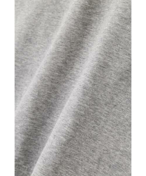 human woman / ヒューマンウーマン カットソー | 【接触冷感】コットンポリエステルプレーティング天竺カットソー | 詳細6