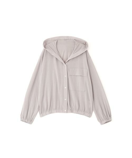 human woman / ヒューマンウーマン カットソー | ◆コットンナイロンプレーティング天竺カットソー | 詳細1