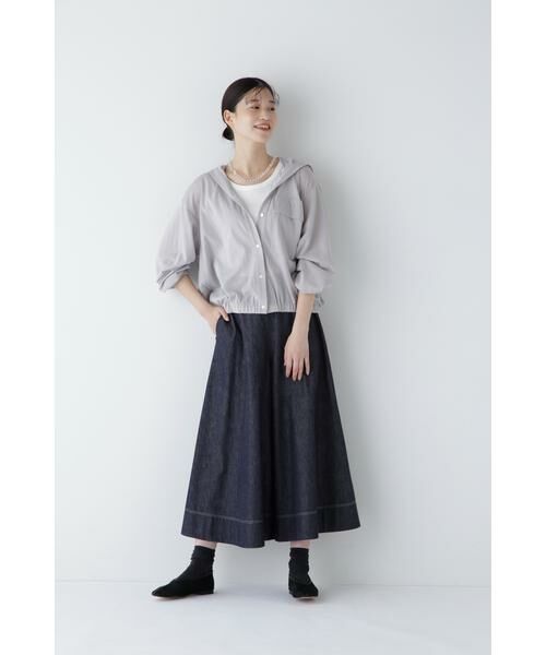 human woman / ヒューマンウーマン カットソー | ◆コットンナイロンプレーティング天竺カットソー | 詳細2