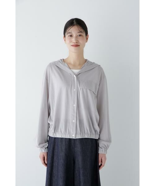 human woman / ヒューマンウーマン カットソー | ◆コットンナイロンプレーティング天竺カットソー | 詳細3