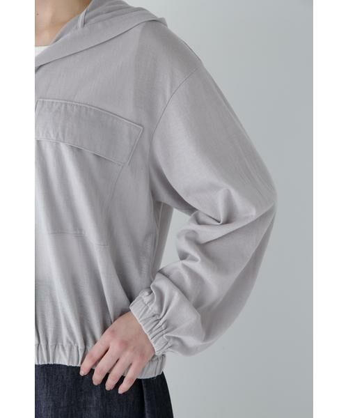 human woman / ヒューマンウーマン カットソー | ◆コットンナイロンプレーティング天竺カットソー | 詳細7