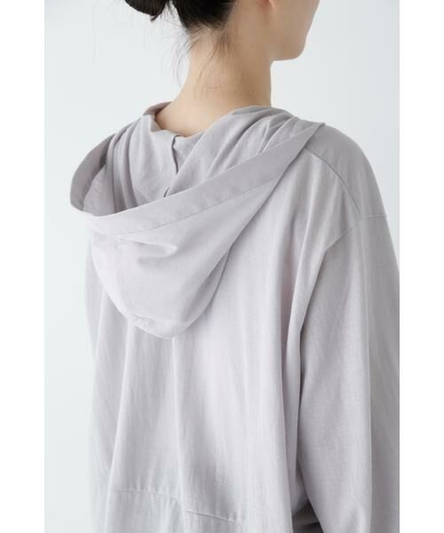 human woman / ヒューマンウーマン カットソー | ◆コットンナイロンプレーティング天竺カットソー | 詳細9