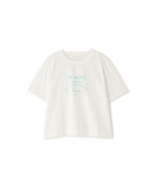 human woman / ヒューマンウーマン カットソー | ◆リサイクルコットン度詰天竺Ｔシャツ | 詳細1