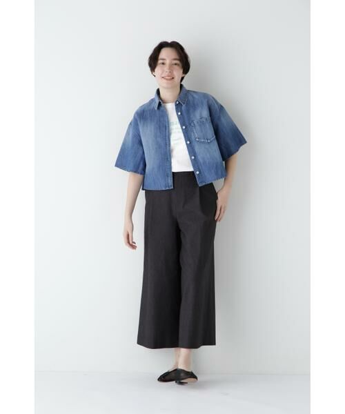 human woman / ヒューマンウーマン カットソー | ◆リサイクルコットン度詰天竺Ｔシャツ | 詳細6