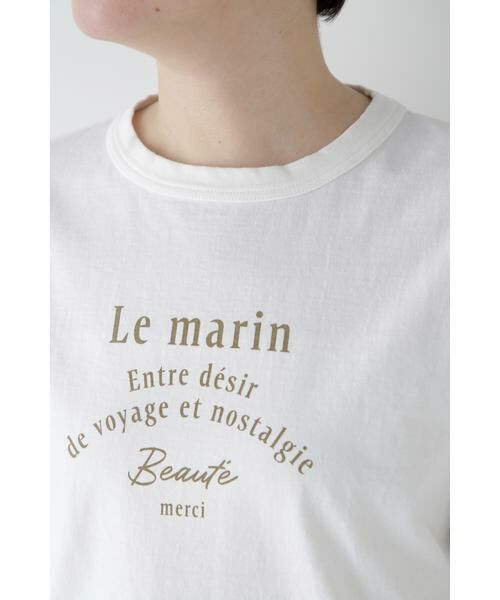 human woman / ヒューマンウーマン カットソー | ◆リサイクルコットン度詰天竺Ｔシャツ | 詳細25