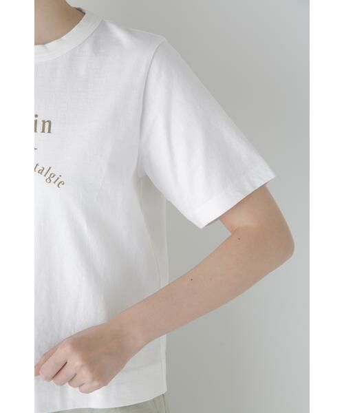 human woman / ヒューマンウーマン カットソー | ◆リサイクルコットン度詰天竺Ｔシャツ | 詳細26