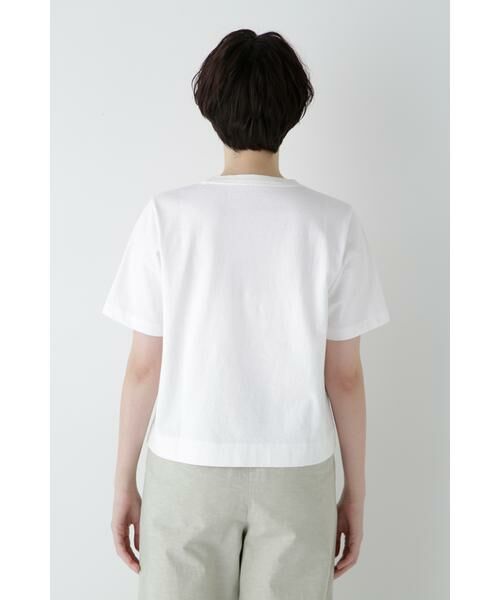 human woman / ヒューマンウーマン カットソー | ◆リサイクルコットン度詰天竺Ｔシャツ | 詳細24