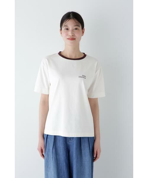 human woman / ヒューマンウーマン カットソー | ◆シルケット天竺Ｔシャツ | 詳細12