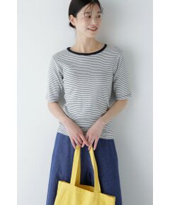 human woman / ヒューマンウーマン カットソー | ◆リブクルーＴシャツ