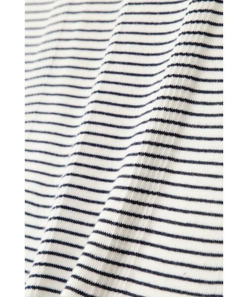 human woman / ヒューマンウーマン カットソー | ◆リブクルーＴシャツ | 詳細10