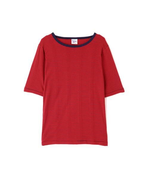 human woman / ヒューマンウーマン カットソー | ◆リブクルーＴシャツ | 詳細11