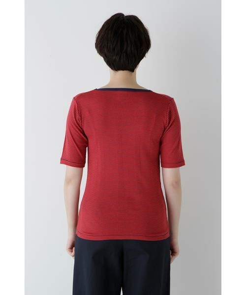 human woman / ヒューマンウーマン カットソー | ◆リブクルーＴシャツ | 詳細14