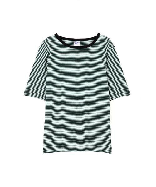 human woman / ヒューマンウーマン カットソー | ◆リブクルーＴシャツ | 詳細16