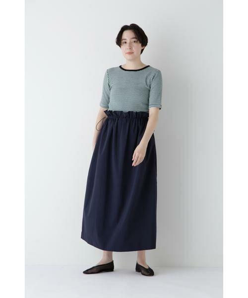 human woman / ヒューマンウーマン カットソー | ◆リブクルーＴシャツ | 詳細17