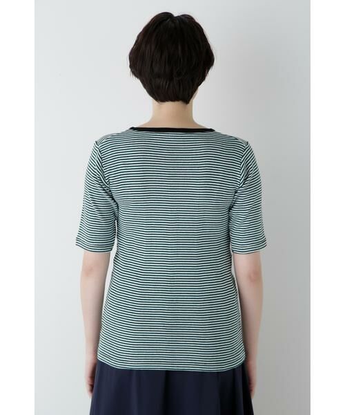 human woman / ヒューマンウーマン カットソー | ◆リブクルーＴシャツ | 詳細21