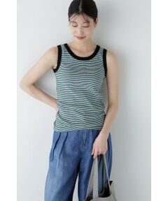 human woman / ヒューマンウーマン カットソー | ◆リブタンクトップ