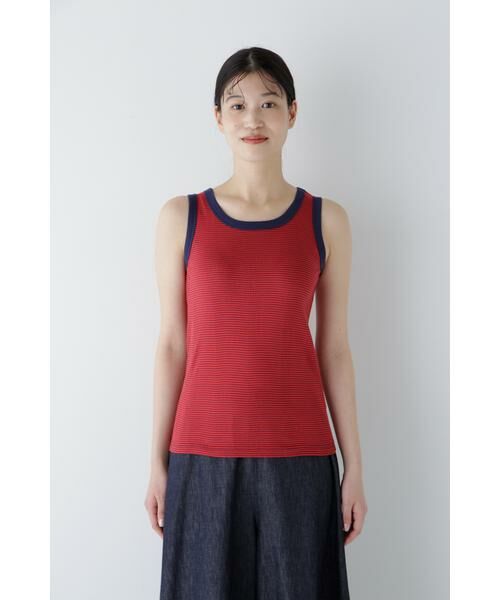 human woman / ヒューマンウーマン カットソー | ◆リブタンクトップ | 詳細8